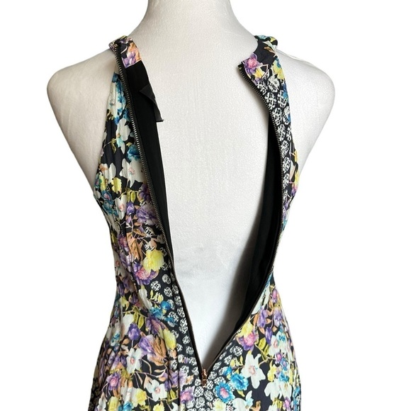 Minkpink Floral Halter Multicolored Dress Size Small - Picture 9 of 17